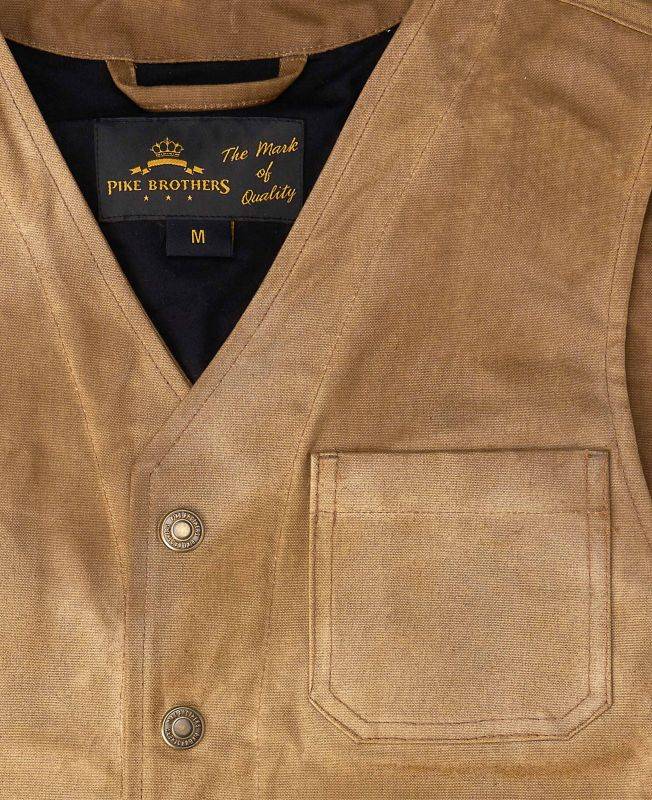 Pike Brothers 1937 Roamer Vest waxed tan im Angebot