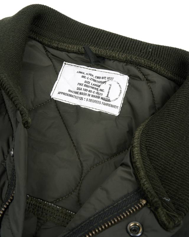 Pike Brothers 1965 CWU Vest olive drab Fabrikverkauf