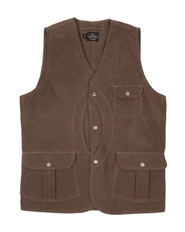 Pike Brothers 1928 Hunting Vest waxed sand Sonderangebot