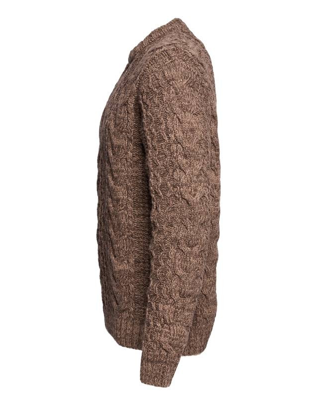 Pike Brothers 1946 Mountaineer Sweater brown melange Begrenztes Angebot
