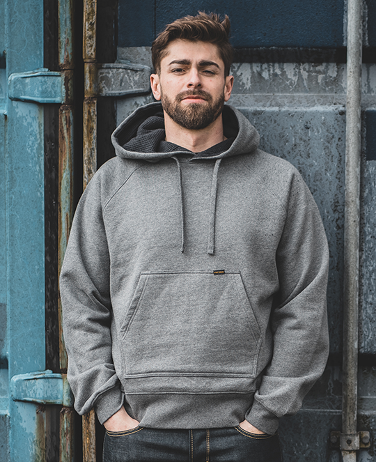 Pike Brothers 1965 PT Hoody grey melange Online Shopping