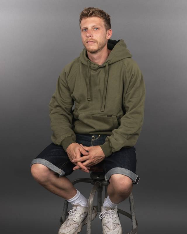 Pike Brothers 1965 PT Hoody olive Saisonschlussverkauf