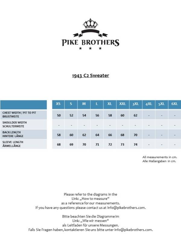 Pike Brothers 1943 C2 Sweater navy Jubiläumsangebot