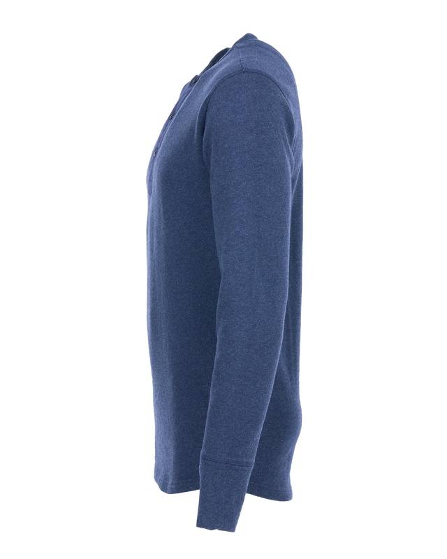Pike Brothers 1954 Utility Shirt Long Sleeve indigo melange Blitzangebot