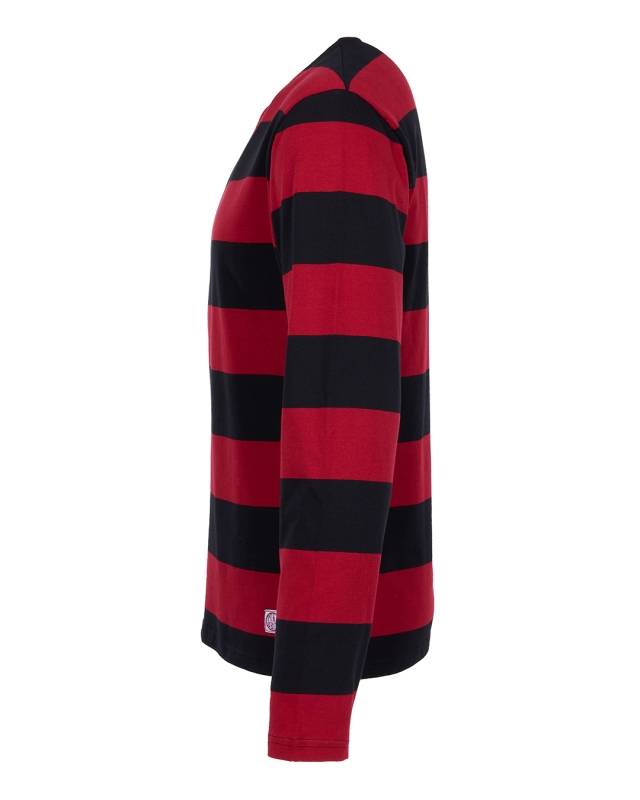 Pike Brothers 1964 Long Sleeve Alcatraz red Tiefpreis