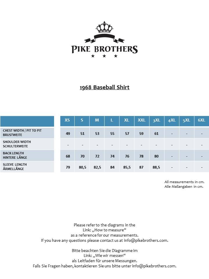 Pike Brothers 1968 Baseball Shirt Peralta black Bis zu 65% Rabatt