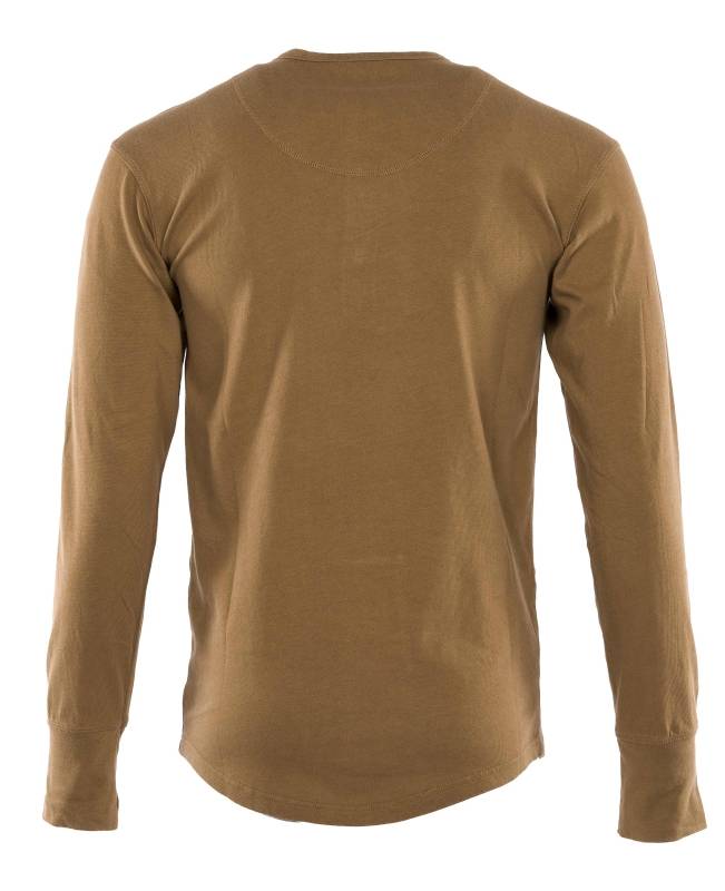 Pike Brothers 1927 Henley Shirt long sleeve Mojave brown 50% Rabatt mit kostenlosem Versand
