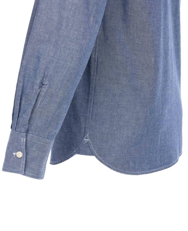 Pike Brothers 1937 Roamer Shirt blue chambray 50% Rabatt für begrenzte Zeit