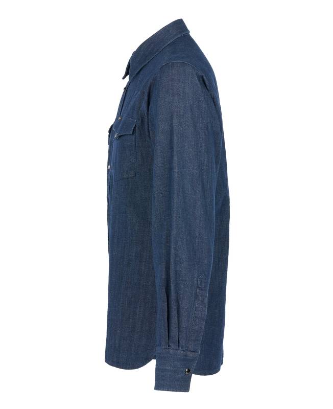 Pike Brothers 1952 Rider Shirt 8oz indigo Rabatte dieses Monats