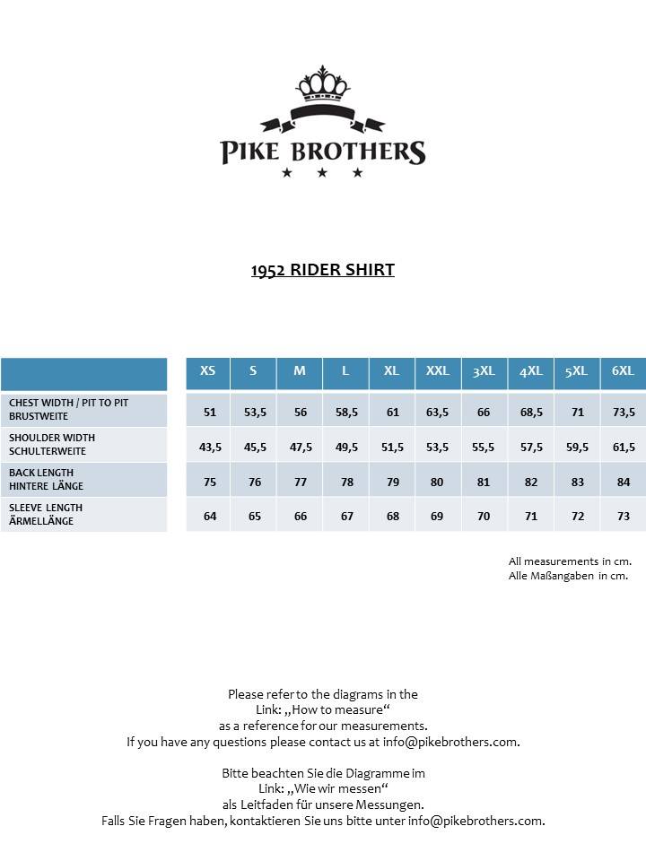 Pike Brothers 1952 Rider Shirt Denim faded Auslauf