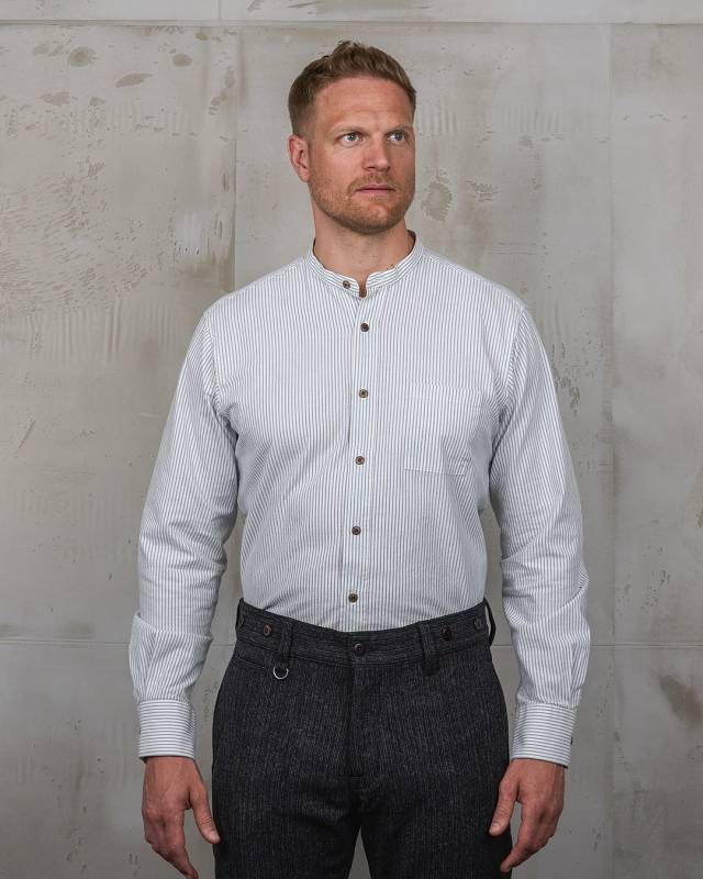 Pike Brothers 1923 Buccanoy Shirt Beaumont white Saisonschlussverkauf