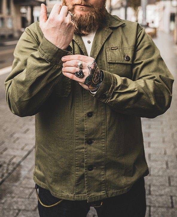 Pike Brothers 1962 OG-107 Shirt olive Lagerräumung