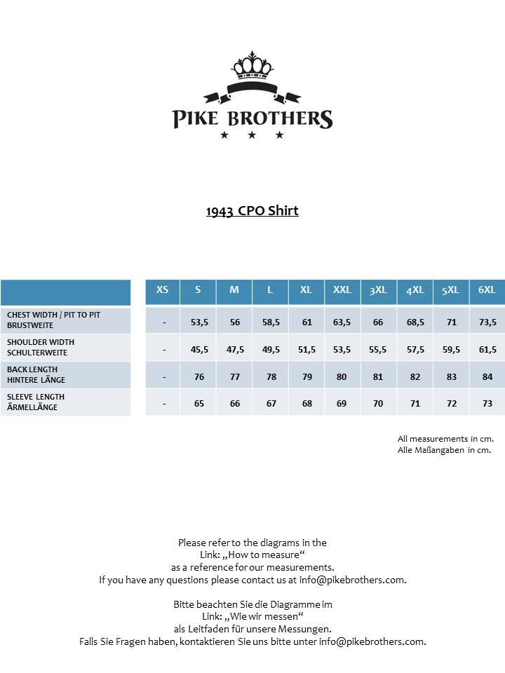 Pike Brothers 1943 CPO Shirt Buffalo blue flannel Online Outlet