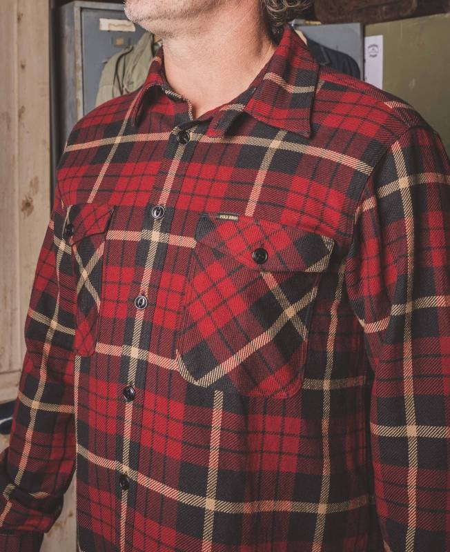 Pike Brothers 1943 CPO Shirt Halifax red Räumungsverkauf