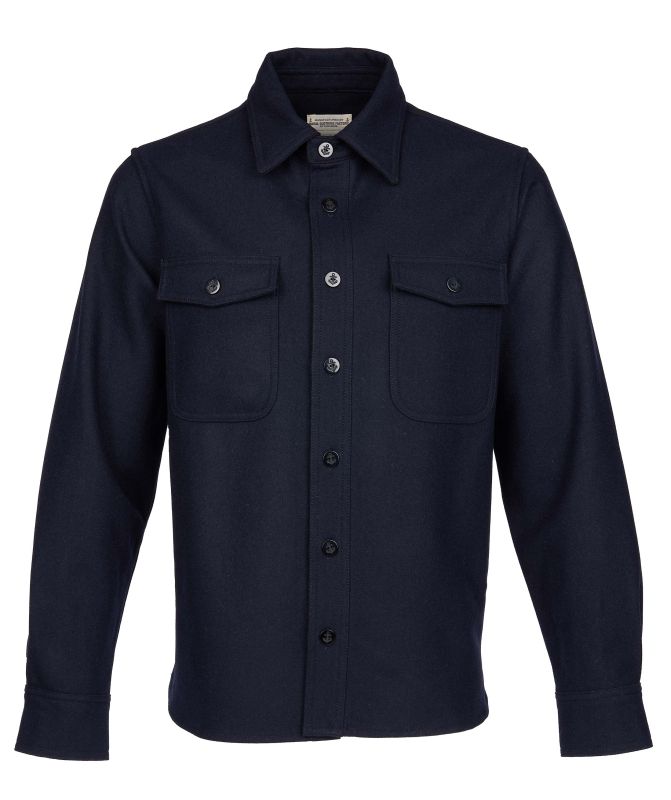 Pike Brothers 1943 CPO Shirt navy wool Tiefpreis