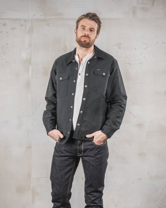 Pike Brothers 1967 CPO Shirt waxed navy Letzte 3 Tage