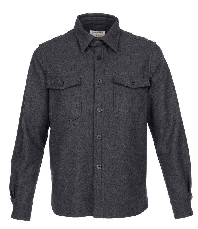 Pike Brothers 1943 CPO Shirt grey wool Letzte 2 Tage