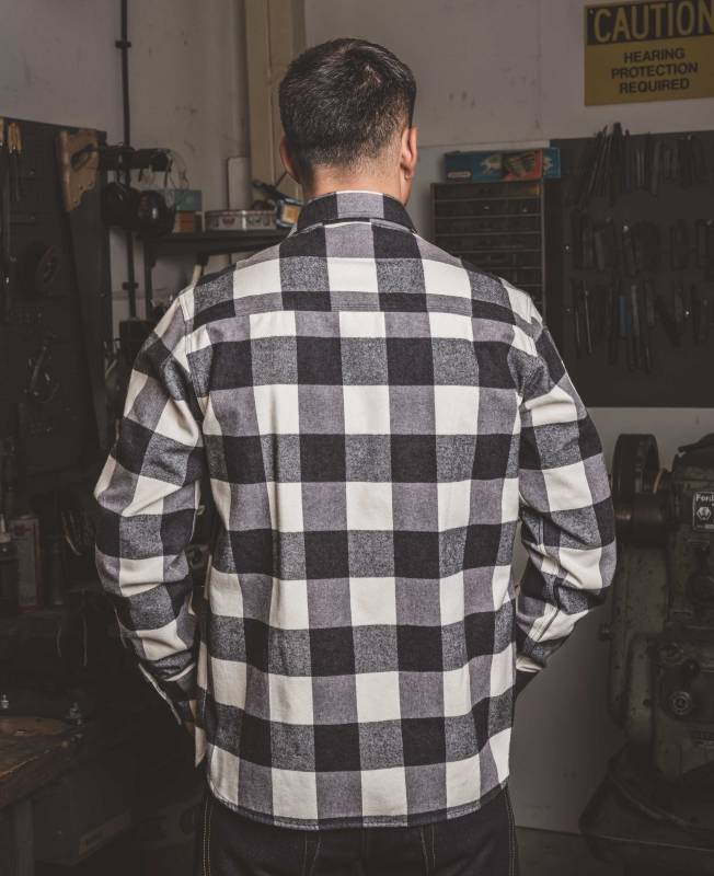 Pike Brothers 1943 CPO Shirt Buffalo white flannel Vierteljährliche Förderung
