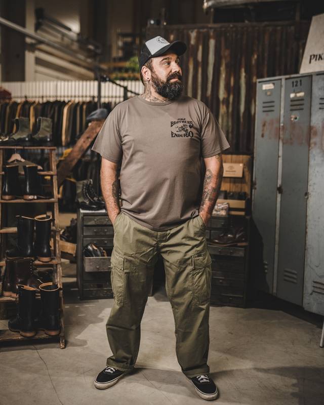 Pike Brothers 1969 Sports Tee Enduro grey zollfrei