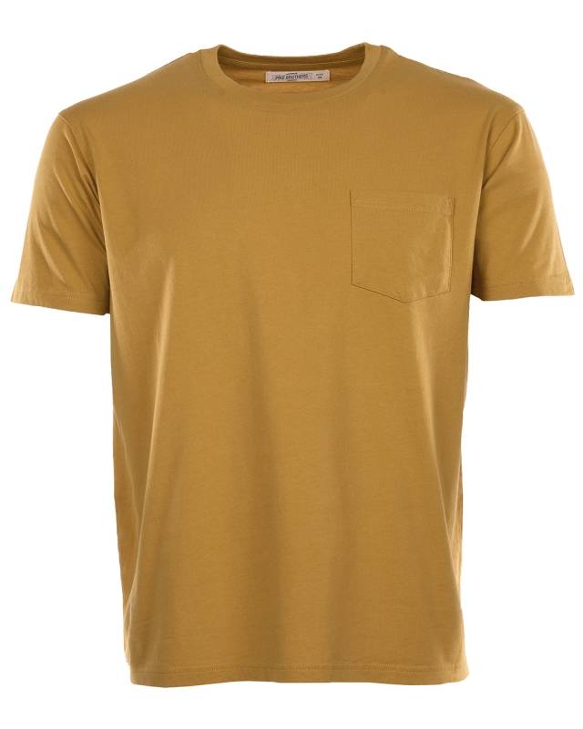 Pike Brothers 1971 Pocket Tee Baja yellow 50% Rabatt für begrenzte Zeit