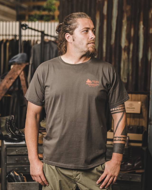 Pike Brothers 1969 Sports Tee Zaidel grey Rabatte dieses Monats