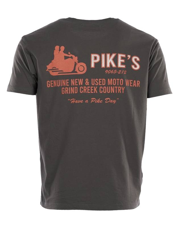 Pike Brothers 1969 Sports Tee Zaidel grey Rabatte dieses Monats