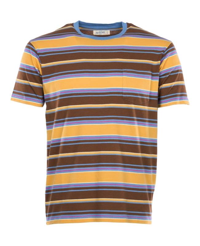 Pike Brothers 1971 Pocket Tee Malibu yellow Outlet