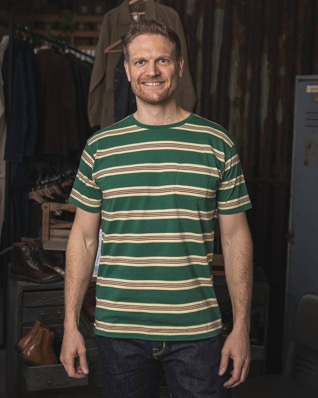 Pike Brothers 1971 Pocket Tee Malibu green Verkauf