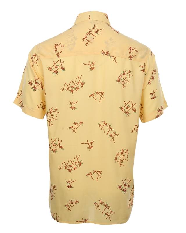 Pike Brothers 1937 Roamer Shirt short sleeve Bamboo yellow Große Rabatte