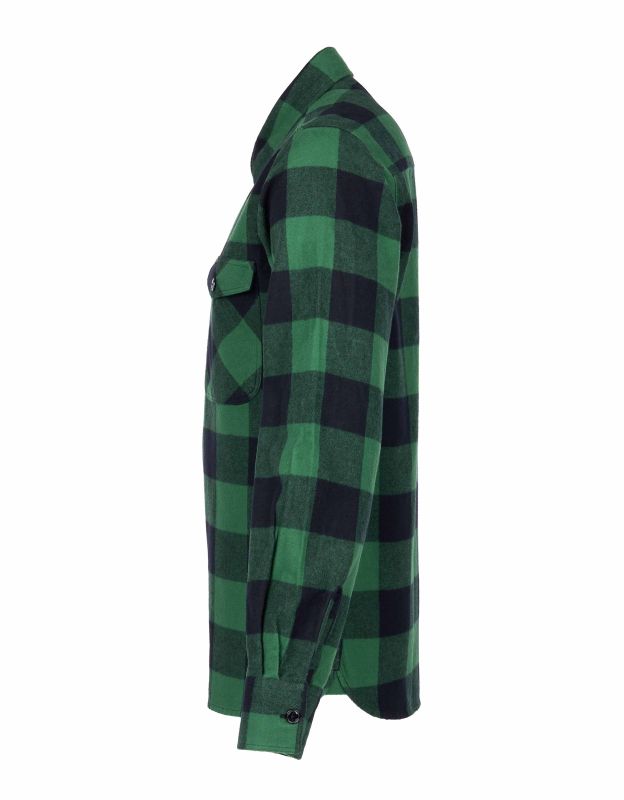 Pike Brothers 1943 CPO Shirt Buffalo green flannel Super Sparpreis
