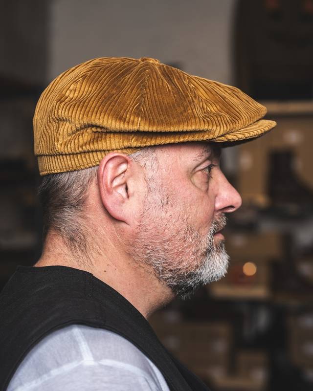 Pike Brothers 1928 Newsboy Cap goliath cord mustard Online