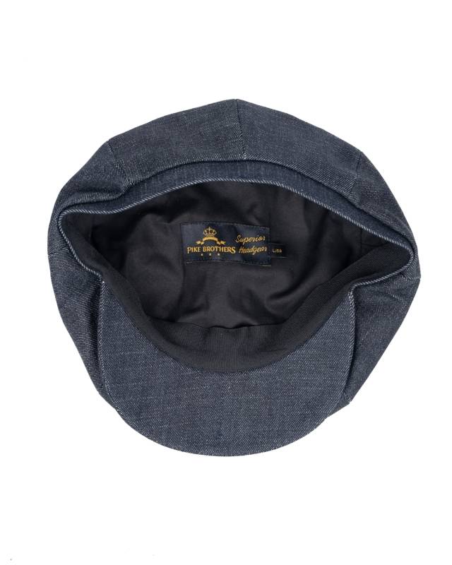 Pike Brothers 1928 Newsboy Cap 15oz indigo Auslauf