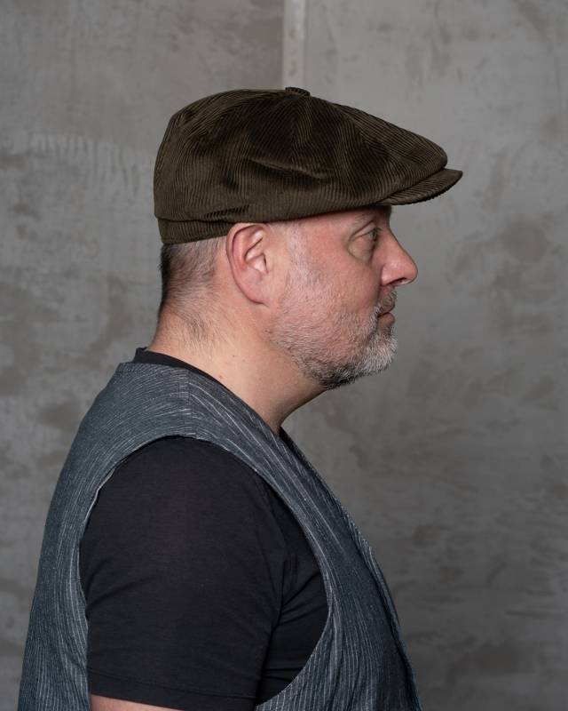 Pike Brothers 1928 Newsboy Cap olive cord Hotsell