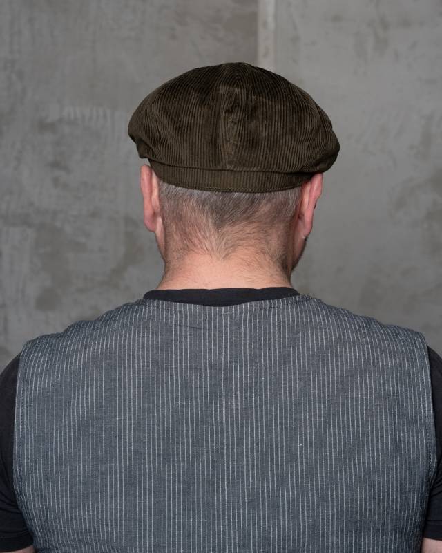 Pike Brothers 1928 Newsboy Cap olive cord Hotsell