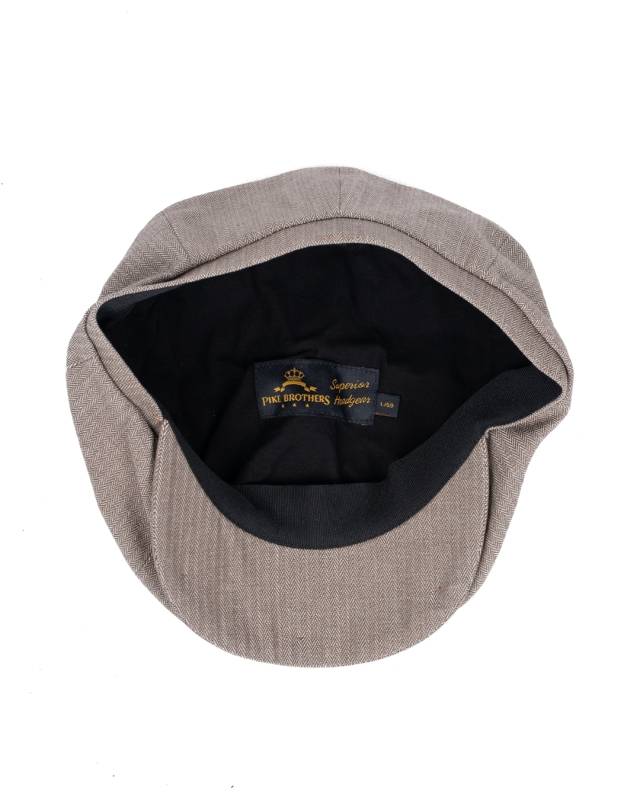Pike Brothers 1928 Newsboy Cap HBT brown im Angebot