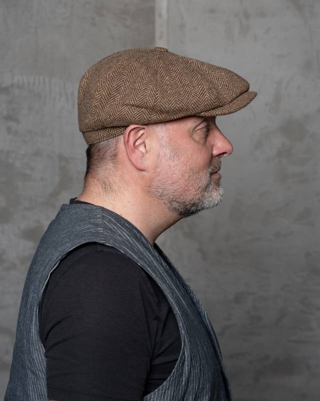 Pike Brothers 1928 Newsboy Cap Tonks brown Schlussverkauf