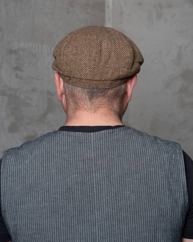 Pike Brothers 1928 Newsboy Cap Tonks brown Schlussverkauf