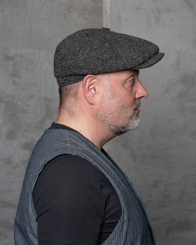 Pike Brothers 1928 Newsboy Cap Belby grey Fabrikverkauf