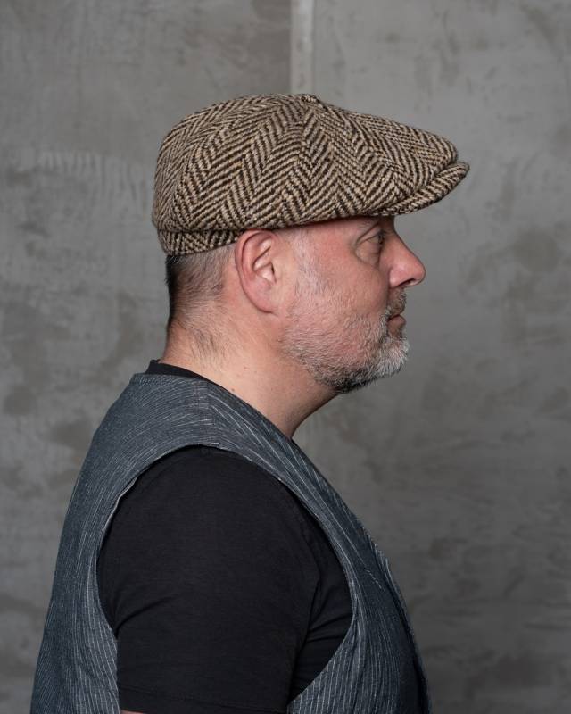 Pike Brothers 1928 Newsboy Cap Tonks white Fabrik Onlineshop