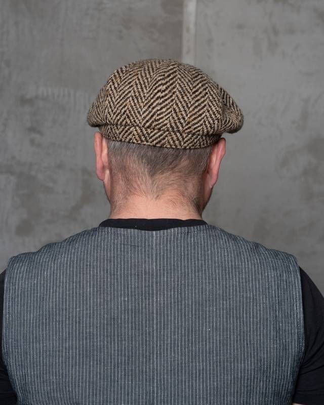 Pike Brothers 1928 Newsboy Cap Tonks white Fabrik Onlineshop