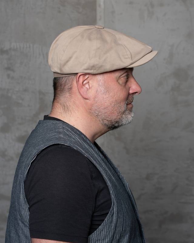 Pike Brothers 1928 Newsboy Cap cav. twill khaki Fabrikpreis