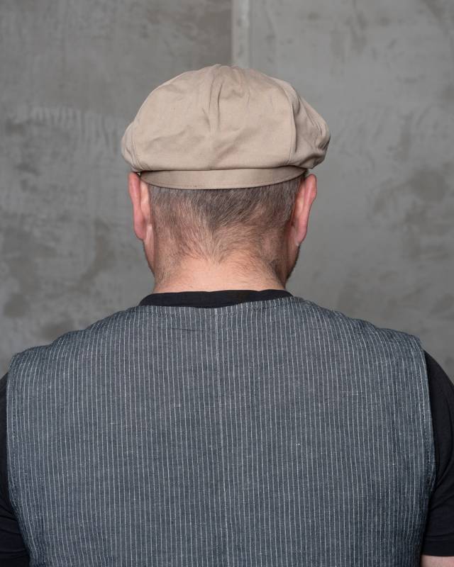 Pike Brothers 1928 Newsboy Cap cav. twill khaki Fabrikpreis