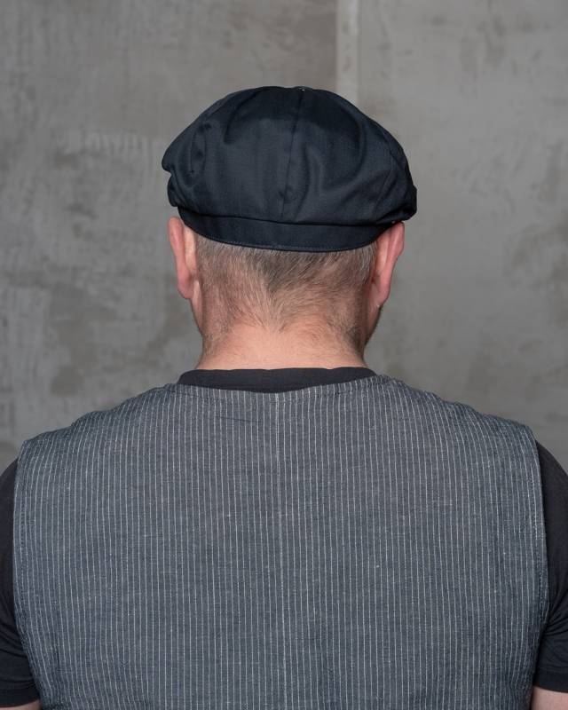 Pike Brothers 1928 Newsboy Cap cav twill navy Sonderangebot