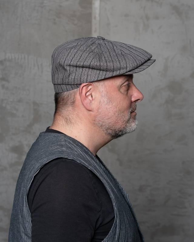 Pike Brothers 1928 Newsboy Cap Swedish Stripes Rabatt