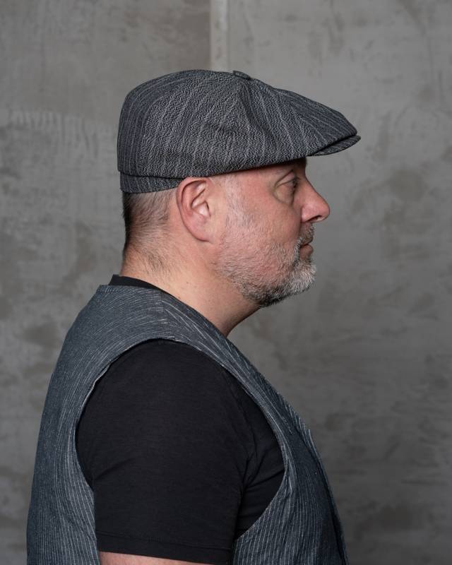 Pike Brothers 1928 Newsboy Cap Hacksaw grey Flash Sale