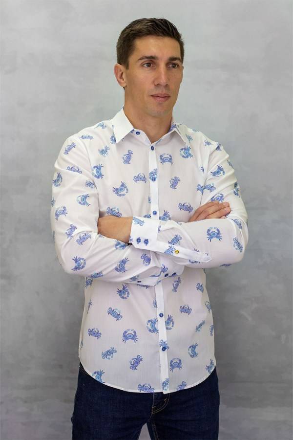 Q1 Manufaktur STEVE verkürzte Hemdlänge Flash Sale