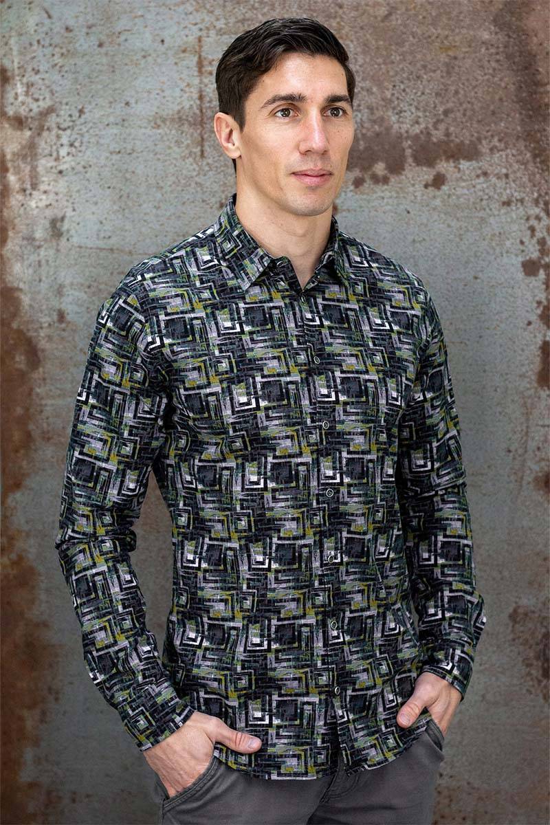 Q1 Manufaktur STEVE verkürzte Hemdlänge Lagerräumung