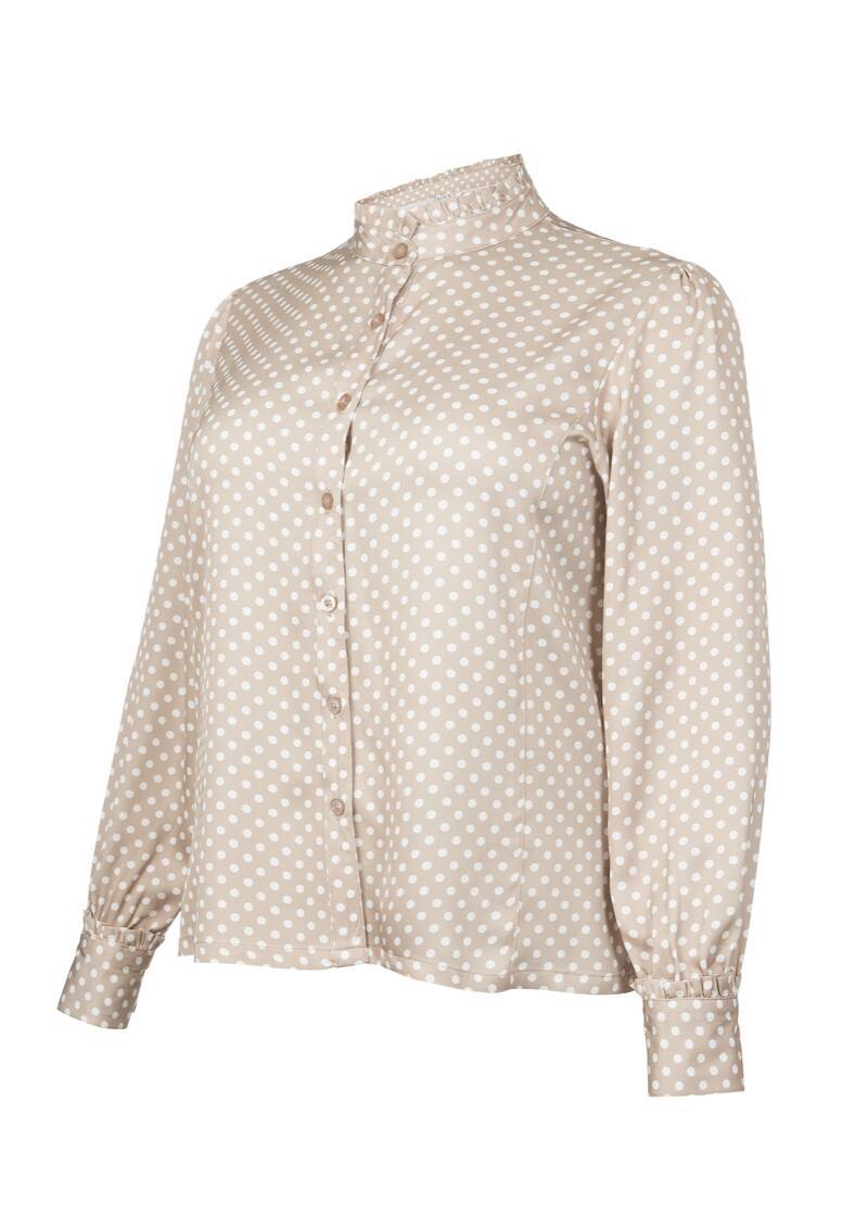 ROCK YOUR CURVES by Angelina Shirt Blouse in Beige/BraunArtikelnummer RYC-LCAK-0289-261 Verkauf