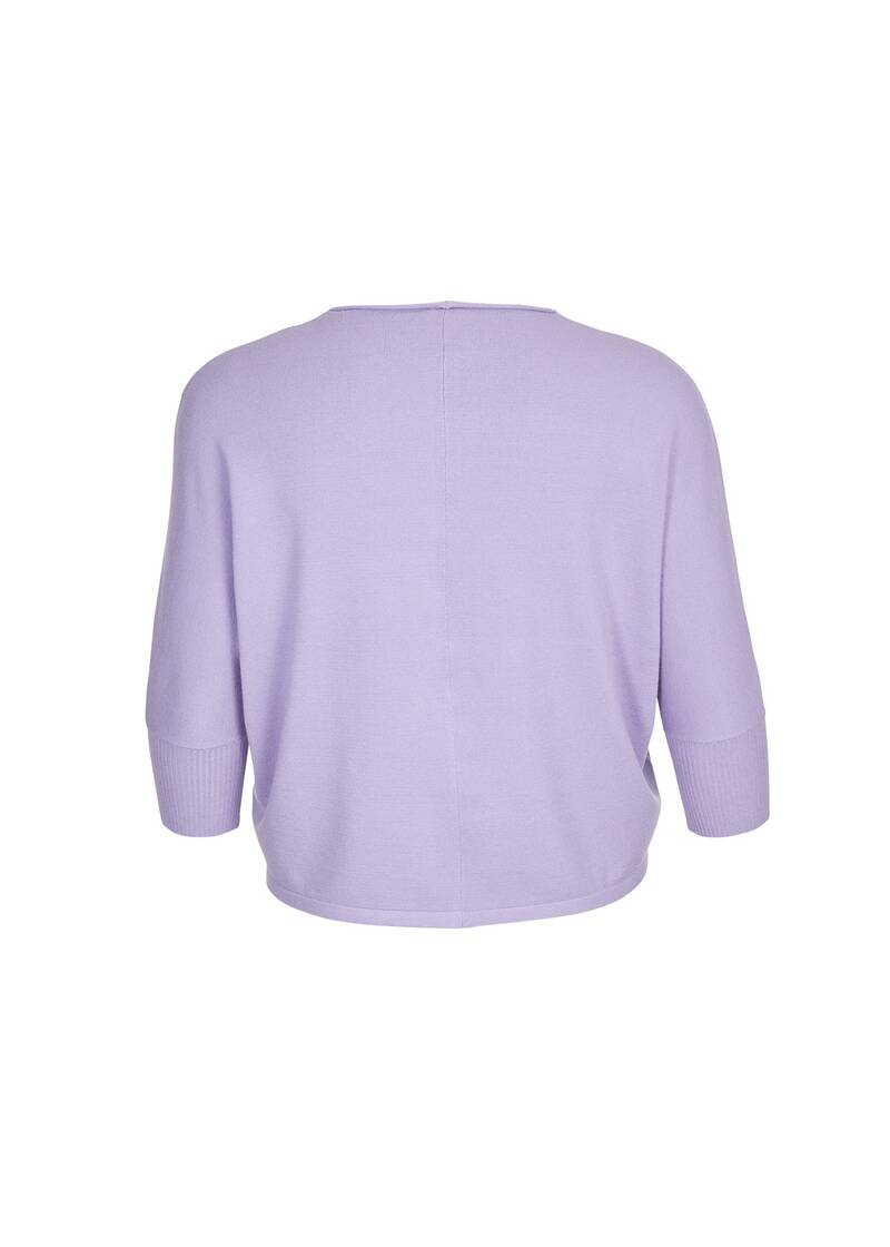 ROCK YOUR CURVES by Angelina Strickshirt in FliederArtikelnummer RYC-LCAK-0285-402 im Angebot