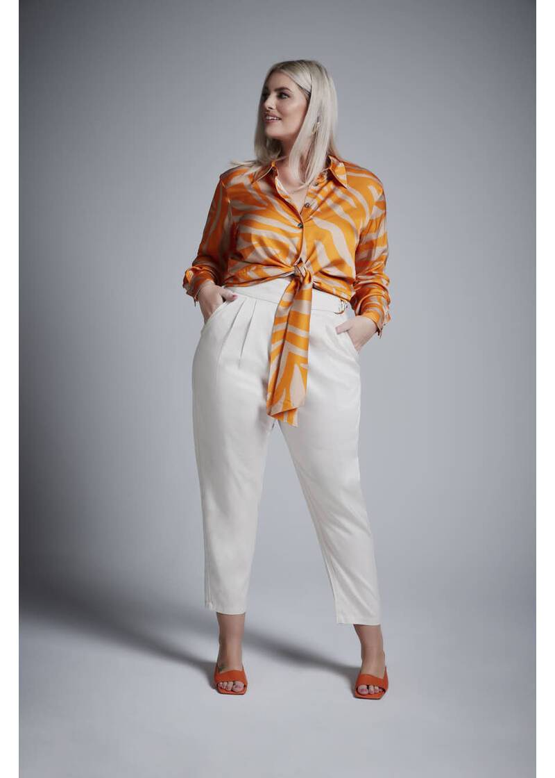 ROCK YOUR CURVES by Angelina Blusenshirt in OrangeArtikelnummer RYC-LCAK-0480-250 Meist gekauft